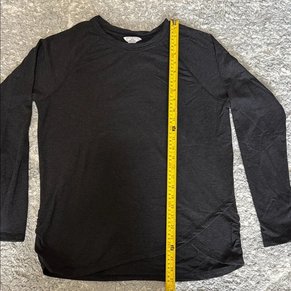 Danskin Charcoal Long Sleeve Top - Picture 7 of 8